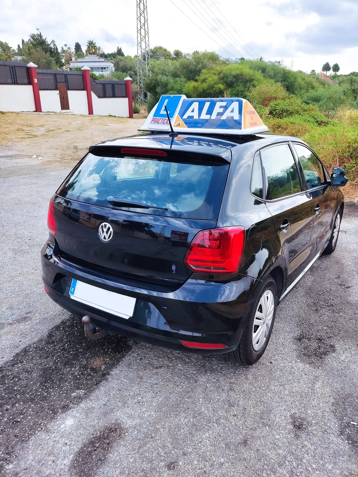 Vehículo de prácticas automático